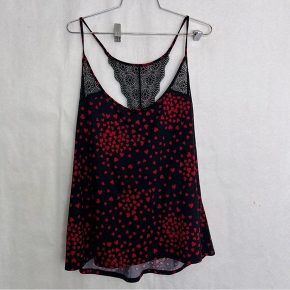 5/$25 pajama lace heart top XL - Picture 1 of 3